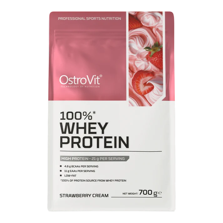 100% whey protein 700 g creamy strawberry