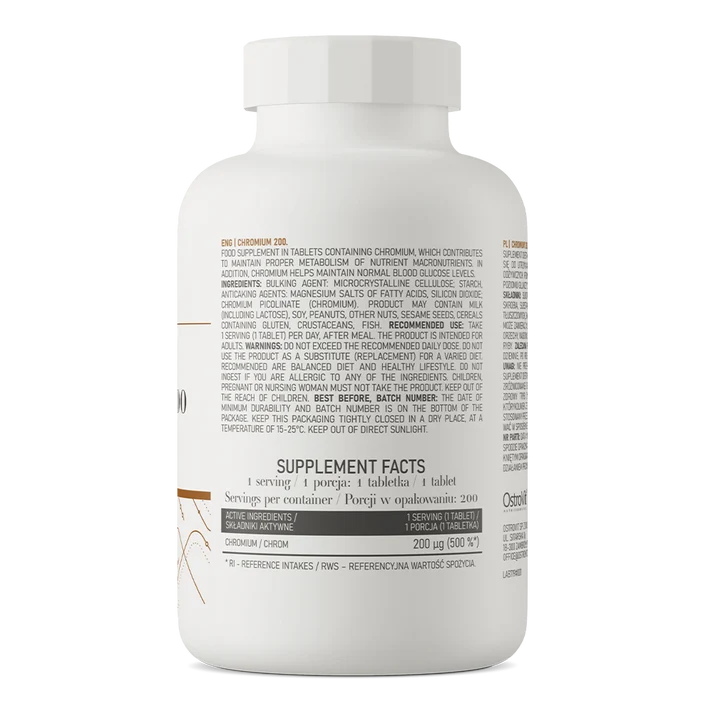 OstroVit Chromium 200 mg 200 tablets