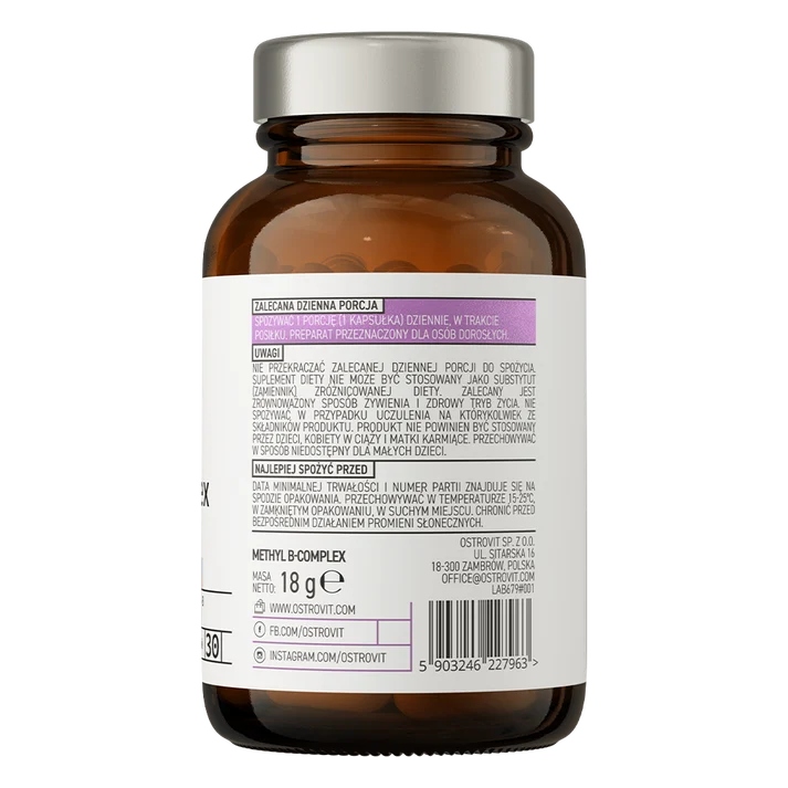 OstroVit Pharma Methyl B-Complex 30 capsules