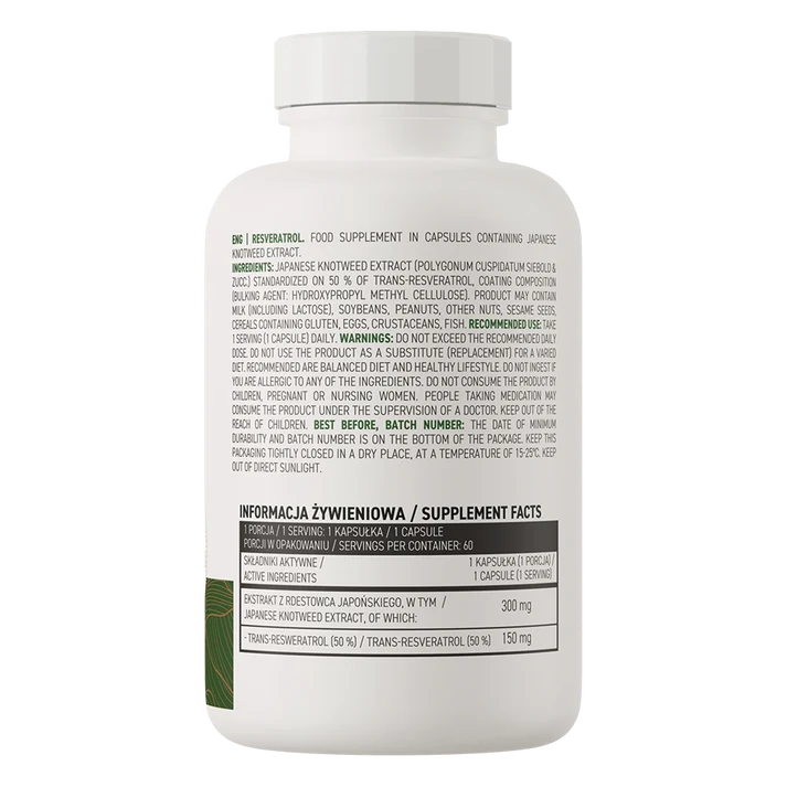 OstroVit Resveratrol VEGE 60 capsules
