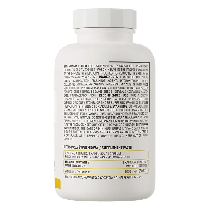OstroVit Vitamin C 1000 mg 120 capsules