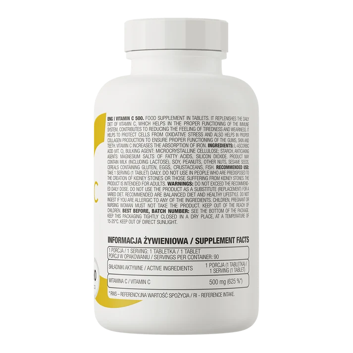OstroVit Vitamin C 500 mg 90 tablets