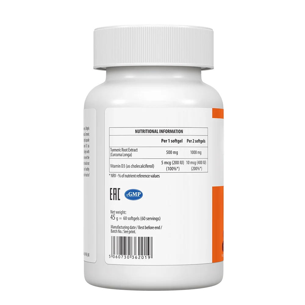 CURCUMIN AND VITAMIN D3 FOR IMMUNITY