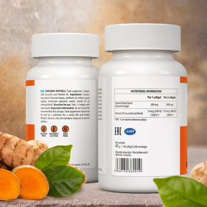 CURCUMIN AND VITAMIN D3 FOR IMMUNITY