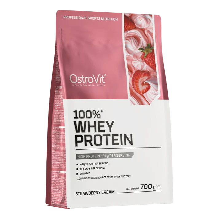 100% whey protein 700 g creamy strawberry
