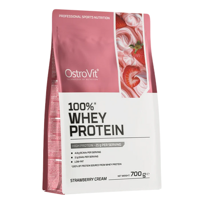 100% whey protein 700 g creamy strawberry
