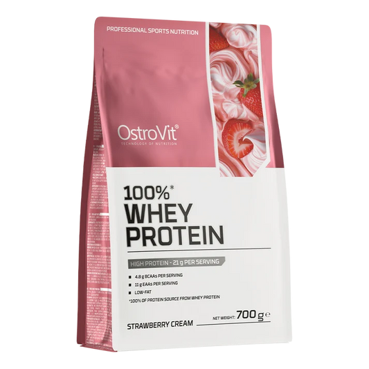 100% whey protein 700 g creamy strawberry