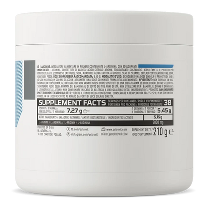 OstroVit arginine 210 g, Lemon