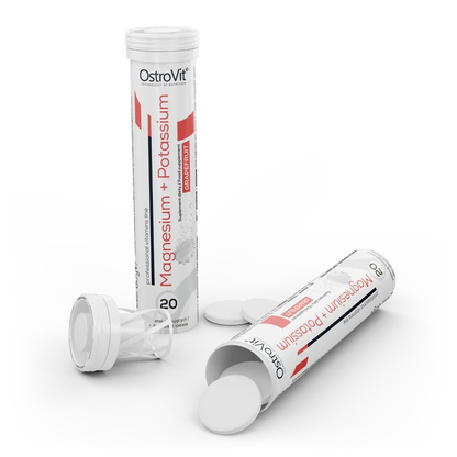 OstroVit Magnesium + Potassium 20 effervescent tablets, Grapefruit