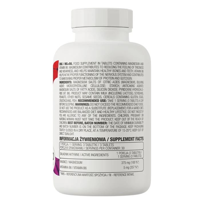 OstroVit Mg + B6 90 tablets