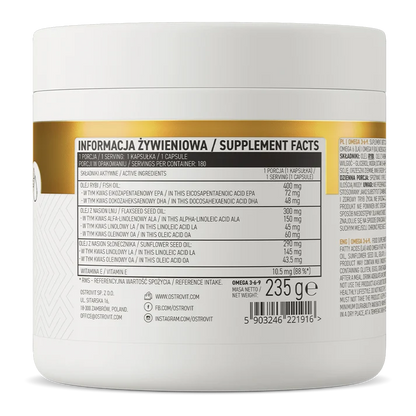 OstroVit Omega 3-6-9 180 capsules