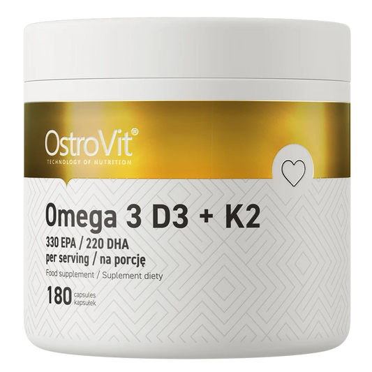 OstroVit Omega 3 D3+K2 180 capsules