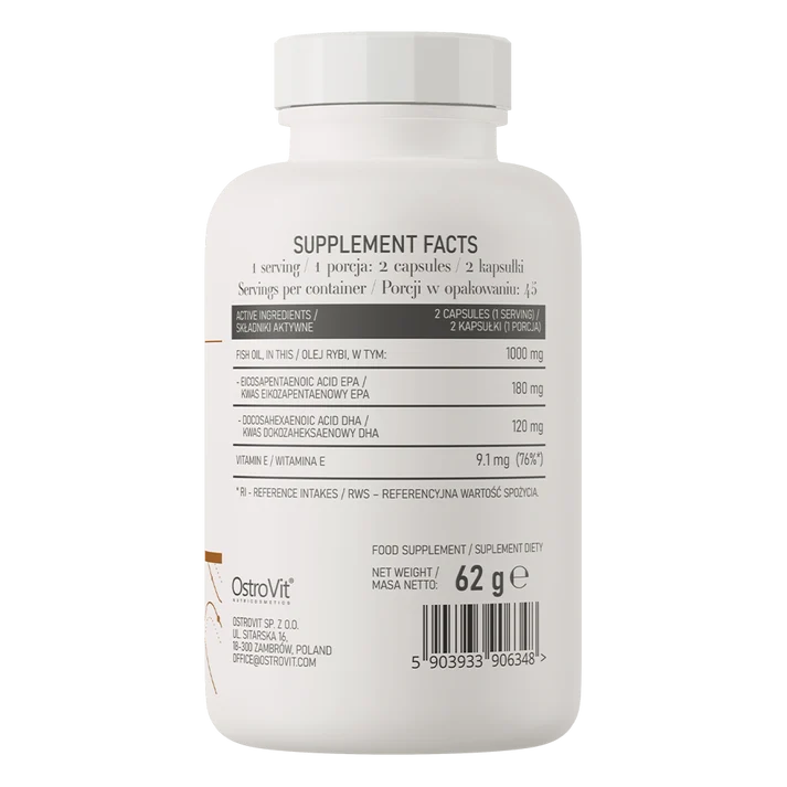 OstroVit Omega 3 easy to swallow 90 capsules