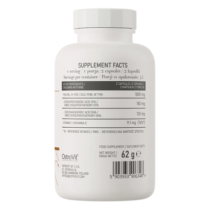 OstroVit Omega 3 easy to swallow 90 capsules
