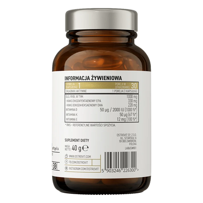 OstroVit Pharma Elite Omega 3 D3 + K2 30 capsules