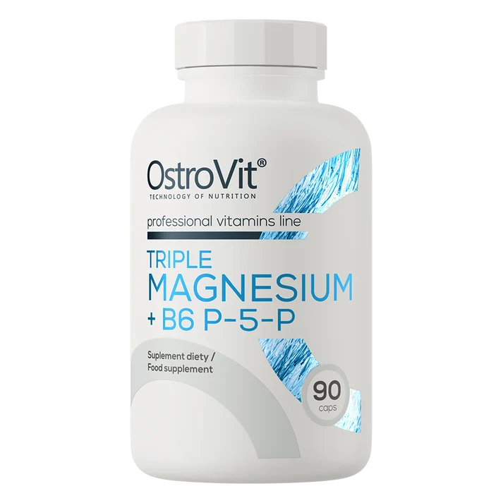 OstroVit Triple Magnesium + B6 P-5-P 90 capsules
