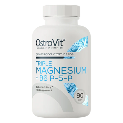 OstroVit Triple Magnesium + B6 P-5-P 90 capsules
