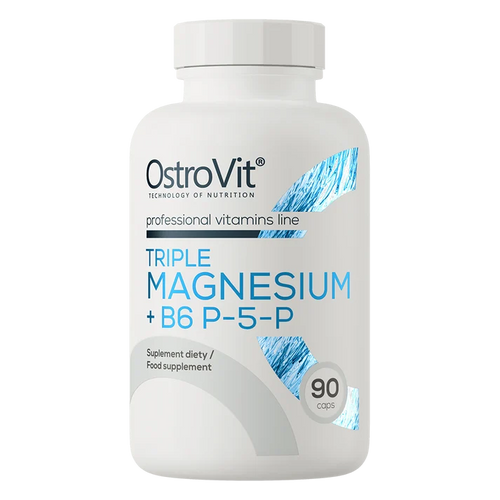OstroVit Triple Magnesium + B6 P-5-P 90 capsules