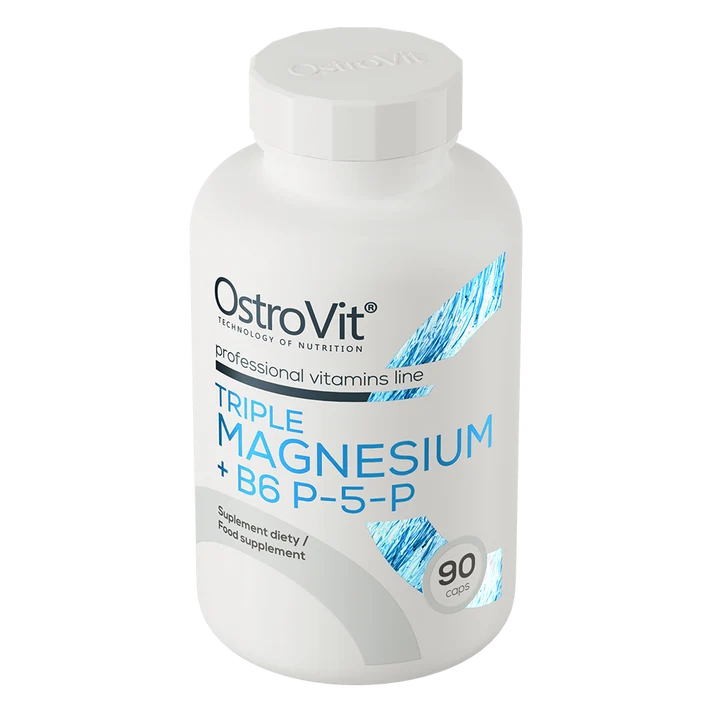 OstroVit Triple Magnesium + B6 P-5-P 90 capsules