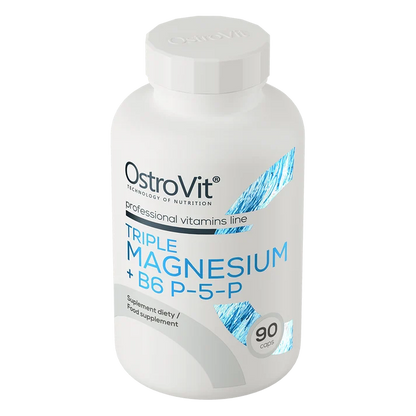 OstroVit Triple Magnesium + B6 P-5-P 90 capsules