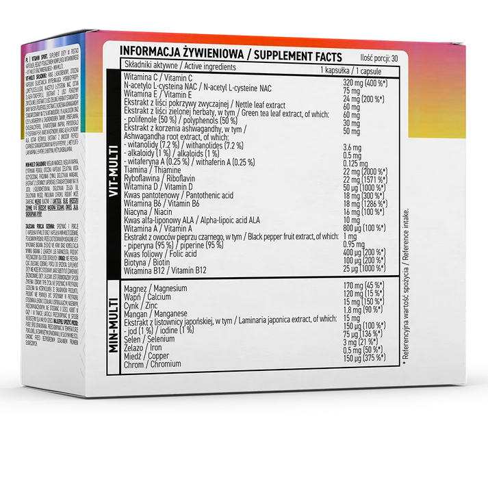 OstroVit VITA&MINERALS Sport 60 capsules