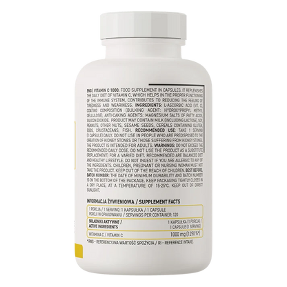 OstroVit Vitamin C 1000 mg 120 capsules