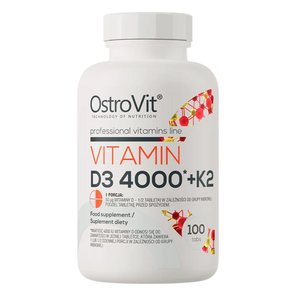 OstroVit Vitamin D3 4000 + K2 100 tablets