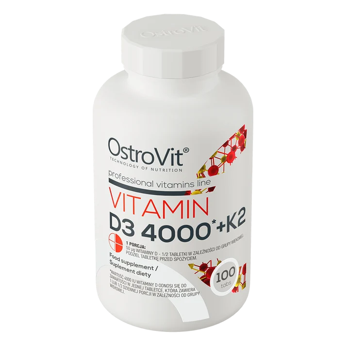 OstroVit Vitamin D3 4000 + K2 100 tablets