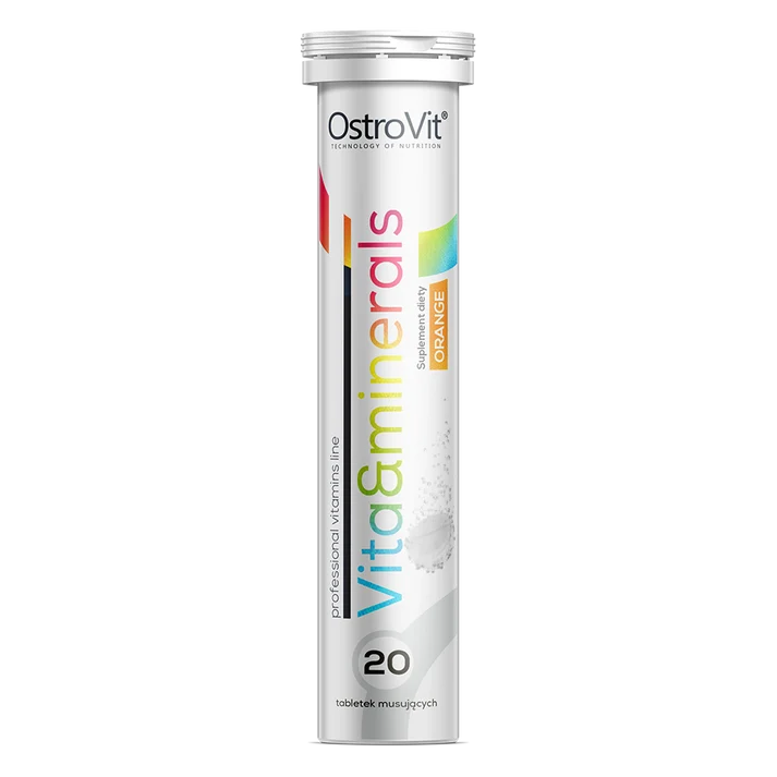 OstroVit Vitamins and Minerals 20 effervescent tablets, Orange