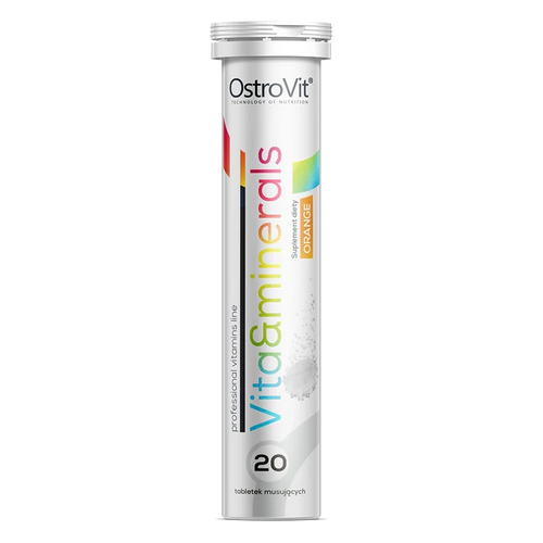 OstroVit Vitamins and Minerals 20 effervescent tablets, Orange