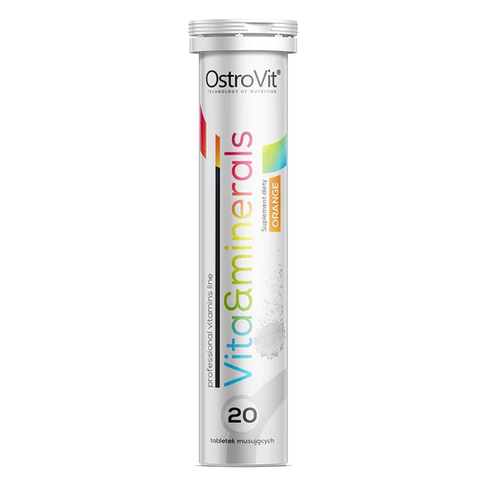 OstroVit Vitamins and Minerals 20 effervescent tablets, Orange