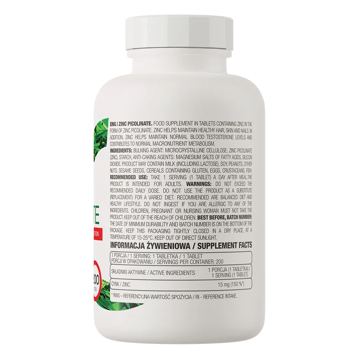 OstroVit Zinc Picolinate 200 tablets LIMITED EDITION