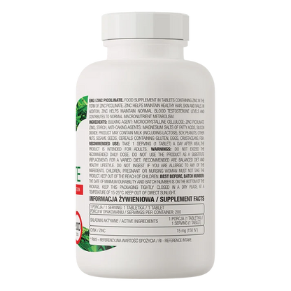 OstroVit Zinc Picolinate 200 tablets LIMITED EDITION