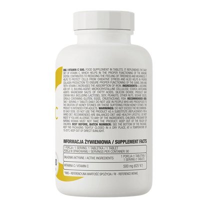 OstroVit Vitamin C 500 mg 90 tablets